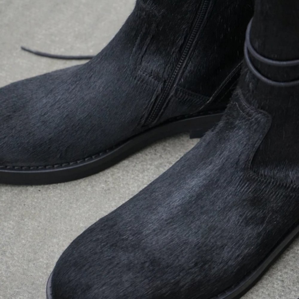 SALE -Did I mention these are RARE! CHIRO NERO CALF HAIR - SZ 42 - Men's Boots - Picture 5 of 9